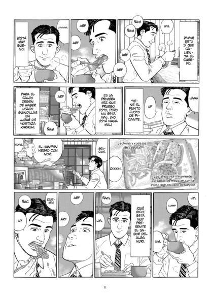 Interior del manga Paseos de un gourmet solitario (Astiberri Ediciones).