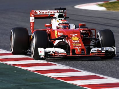 Kimi Raikkonen, en Montmeló