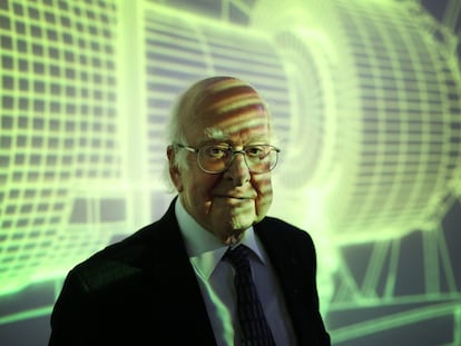 Peter Higgs, en una imagen tomada en Londres en 2013.