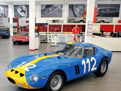 Interior de la fábrica de Ferrari en Maranello (Italia).