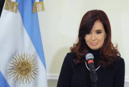 En la imagen, la presidenta argentina, Cristina Fernández de Kirchner. EFE/Archivo