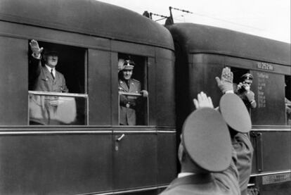 Una de las nueve fotografías inéditas en las que aparece Adolf Hitler.