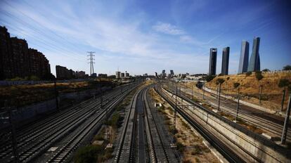 Parte de la zona norte de Madrid afectada por la Operación Chamartín.