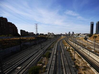 Parte de la zona norte de Madrid afectada por la Operación Chamartín.