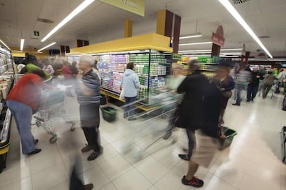 Un supermercado de Madrid