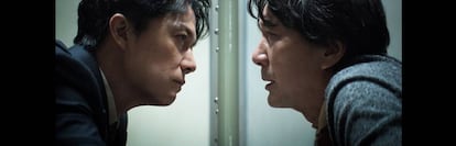 Masaharu Fukuyama y Kôji Yakusho, en 'El tercer asesinato'.