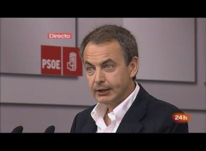 Zapatero: "No me presento a las elecciones generales"