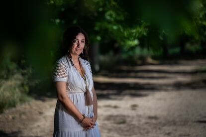 Paloma Delgado, en julio de 2021, en Zaragoza.