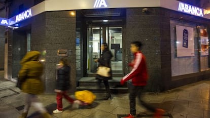 Oficina de Abanca en Santiago