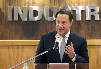 Juan Carlos Varela, en Paraguay, en 2019.