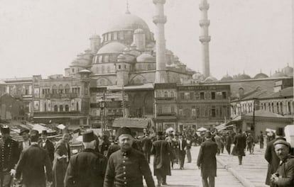 El puente de Gálata en Estambul.