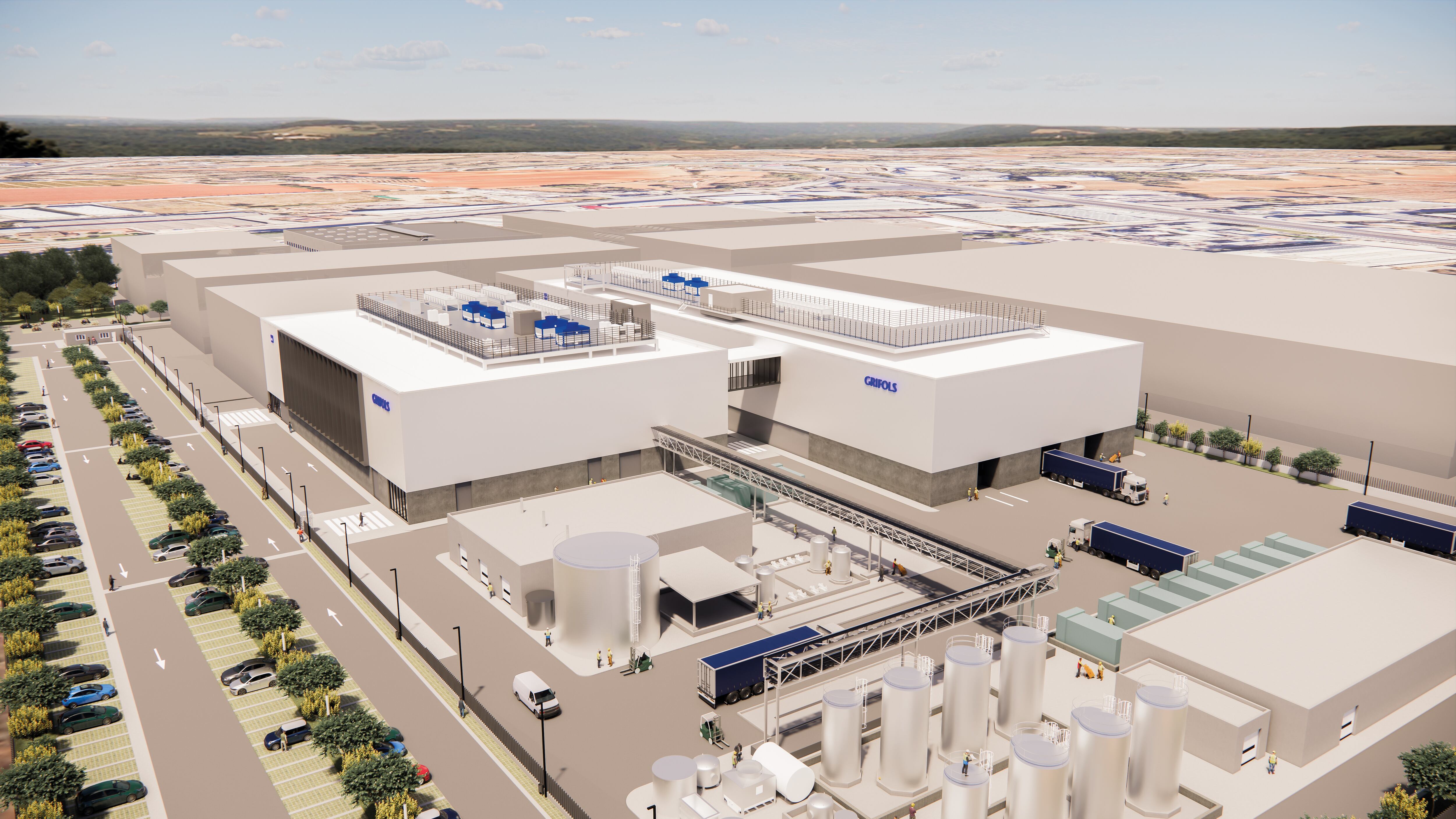 Grifols inicia la construcción de su nueva planta en Barcelona, con una inversión prevista de 160 millones