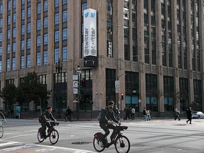 Las oficinas de Twitter en San Francisco, "nuestras" oficinas.