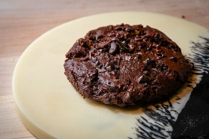 Galleta chocolate caliente de Green Rhino, una de las creaciones de la panadería de Richard Hart en México.