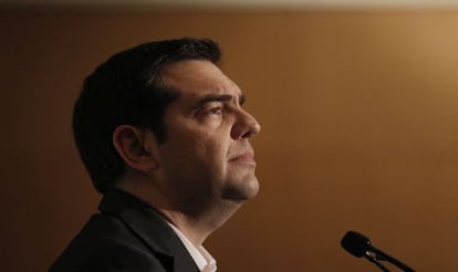 El primer ministro griego, Alexis Tsipras, el 15 de mayo en Atenas.