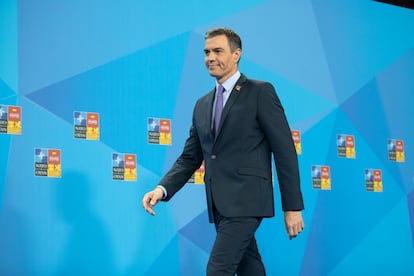 Pedro Sánchez en la cumbre a la OTAN de Madrid, el pasado 30 junio. 