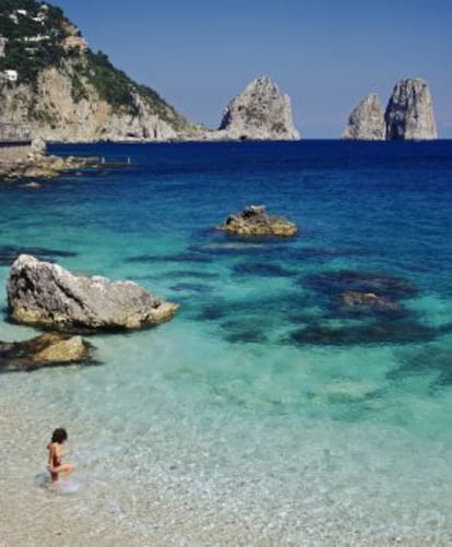 Playa de Marina Piccola.