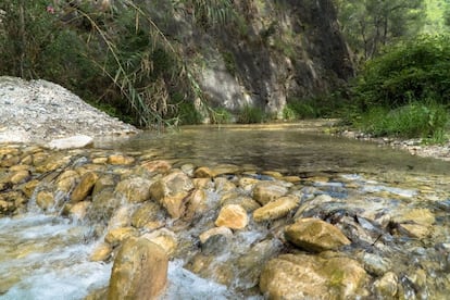 Río Chíllar en la localidad malagueña de Nerja, en una foto de archivo de 2021.
