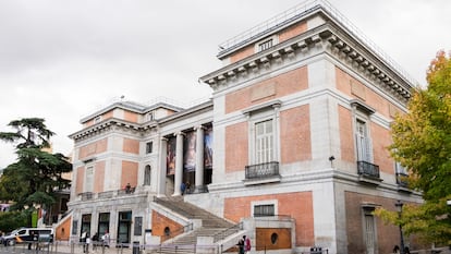 Vista exterior del Museo Nacional del Prado en Madrid.
