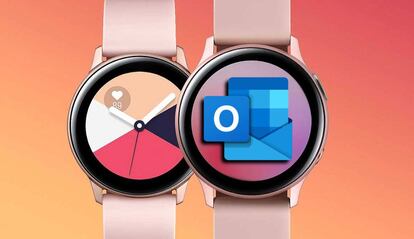 Outlook para Galaxy Watch de Samsung.