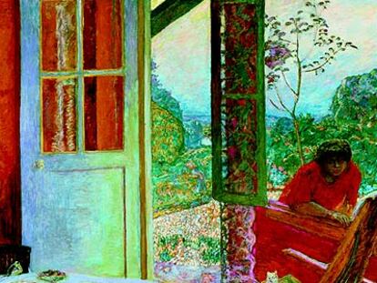 <i>Comedor en el campo</i> (1913), de Pierre Bonnard, en el Museo de Arte Moderno de París.