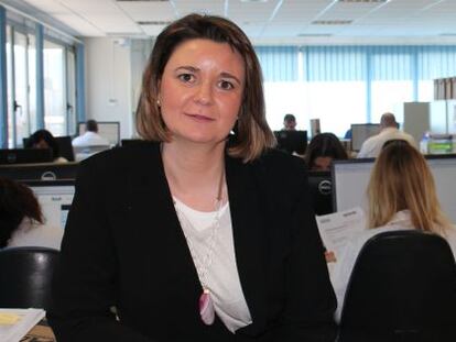 Beatriz P&eacute;rez-Piqueras, directora de AdeA Social, en la sede del centro especial de empleo en Meco (Madrid).