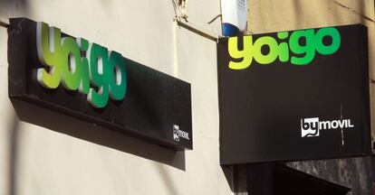 Una tienda Yoigo