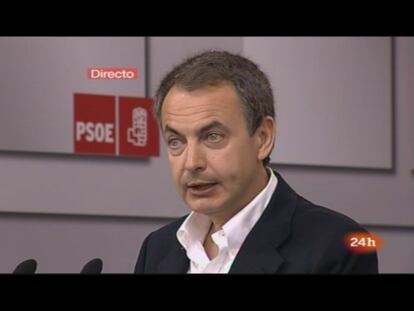 Zapatero: "No me presento a las elecciones generales"