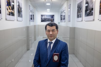 Jorge Abatte, prefecto de la Brigada de Homicidios Metropolitana Sur, en el cuartel de la PDI de Santiago, Chile.