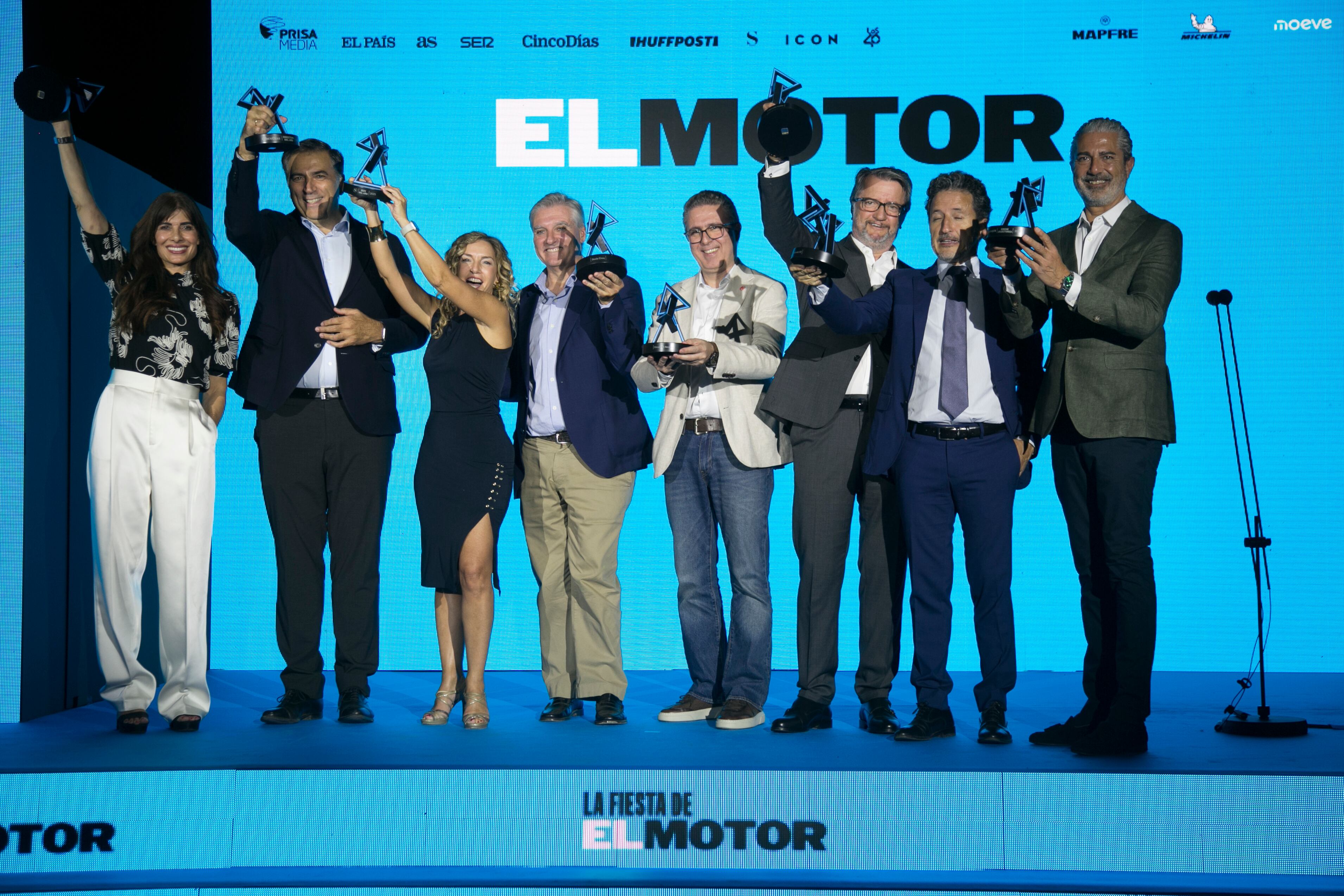 Foto de familia de los Premios Motor de 2025.