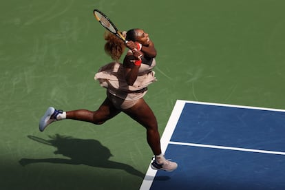 Serena Williams, durante el partido contra Sakkari.