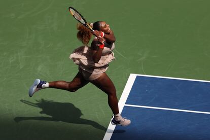 Serena Williams, durante el partido contra Sakkari.