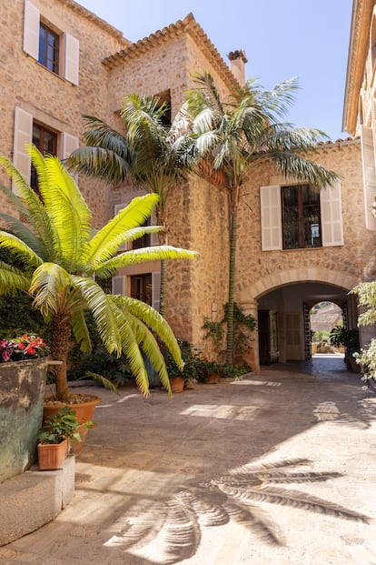 Vista del patio de una de las casas señoriales que componen el hotel Belmond La Residencia.