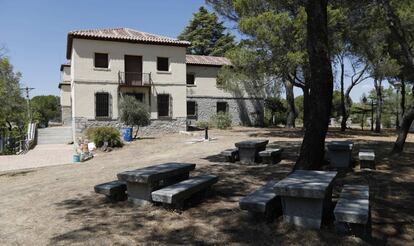 Exterior de la residencia Palacio Valdés, en Tres Cantos.