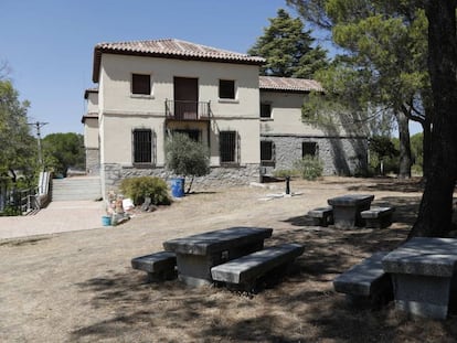 Exterior de la residencia Palacio Valdés, en Tres Cantos.