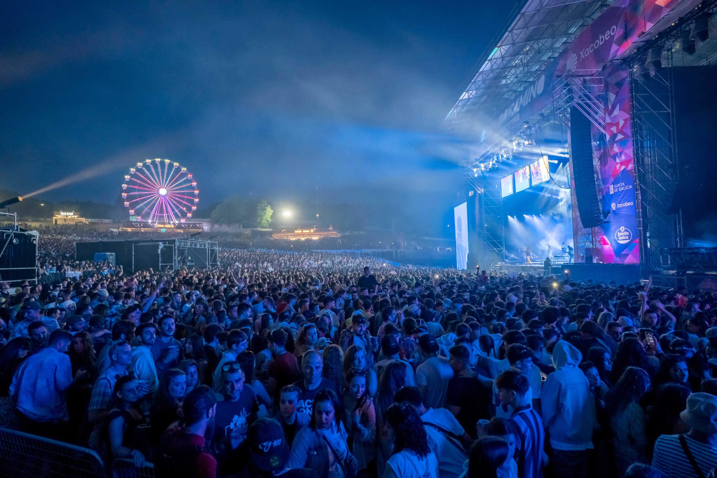 Panorámica del concierto de Vetusta Morla en O Son Do Camiño en 2023.