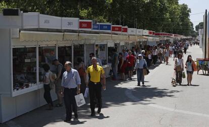 La Feria del Libro, este martes.