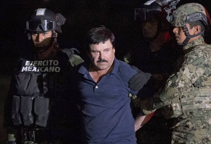 Joaquín El Chapo Guzmán, em 8 de janeiro.