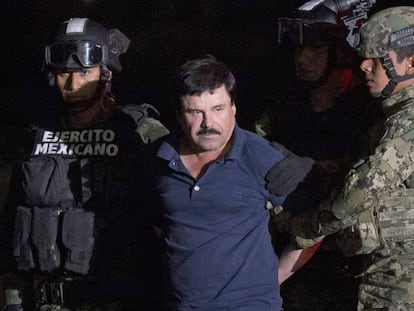 Joaquín El Chapo Guzmán, em 8 de janeiro.