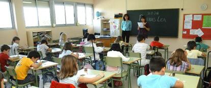 Alumnos Madrileños Haciendo La Prueba LEA