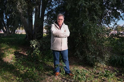 El coordinador de Ecologistas en Acción en Extremadura, Ángel García Calle, este martes. 