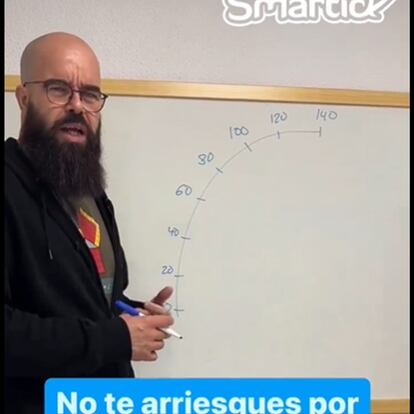 El profesor de matemáticas que explica por qué no merece la pena ir a 140 km/h: no tiene nada que ver con las multas