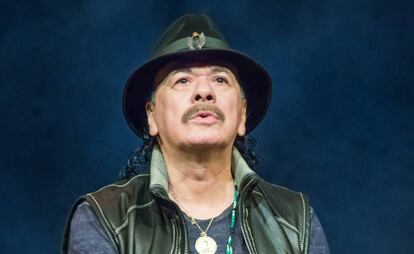 Carlos Santana, el pasado mes de abril.