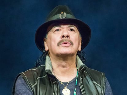 Carlos Santana, el pasado mes de abril.