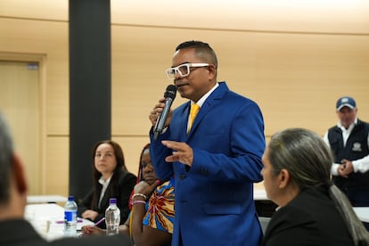 Adith Rafael Romero durante su empalme como nuevo director de la Unidad de Víctimas, el pasado 9 de junio de 2025.