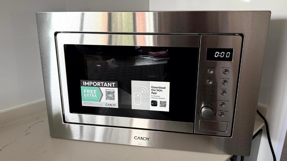 Microondas Candy Wave 600 Inox Framed.