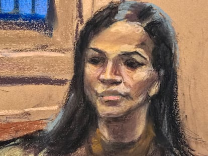 Casandra Ventura en un retrato en la corte de Manhattan, el 13 de mayo de 2025.