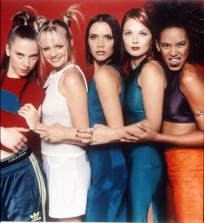 Las Spice Girls, en una imagen promocional de los años noventa.