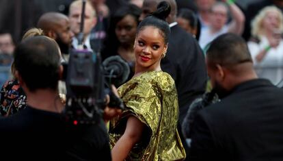 La cantante Rihanna, en Londres, el pasado junio. 