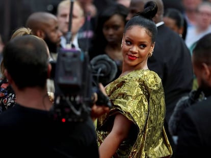 La cantante Rihanna, en Londres, el pasado junio. 